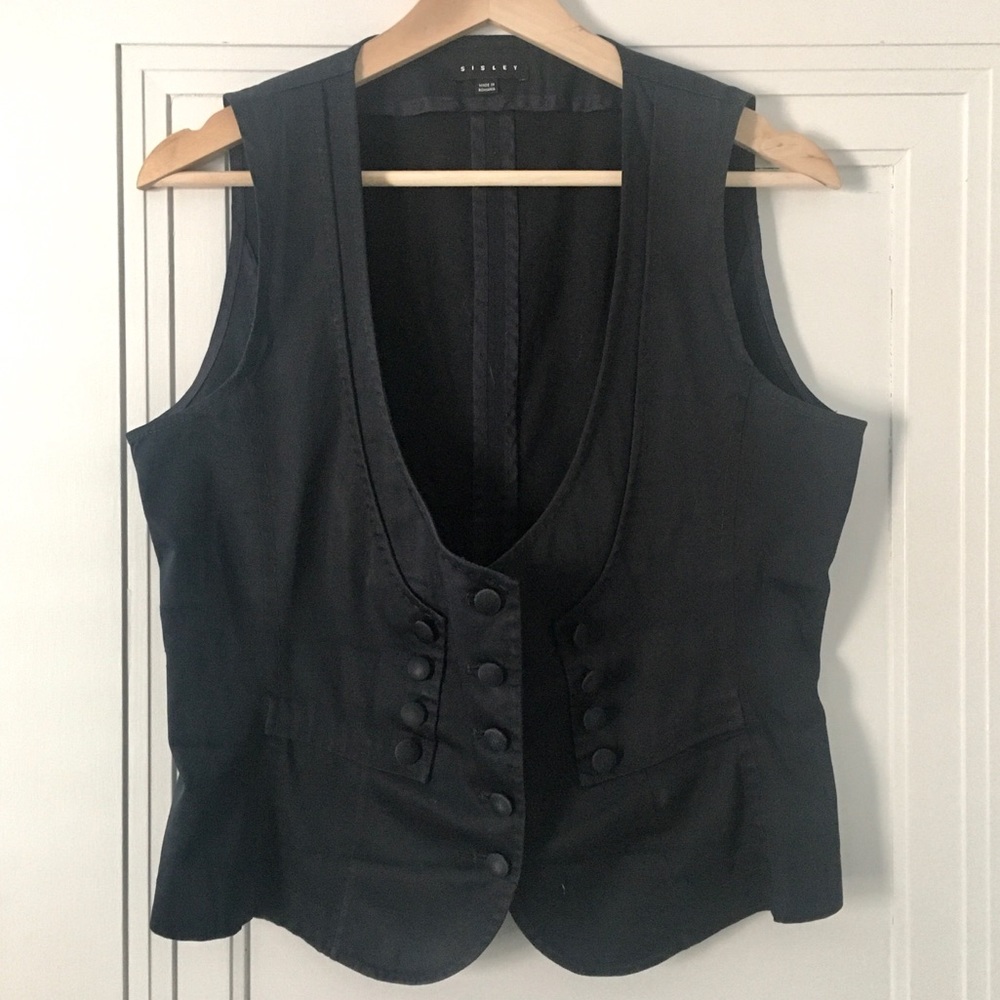 Sisley Button-Down Vest - image 1